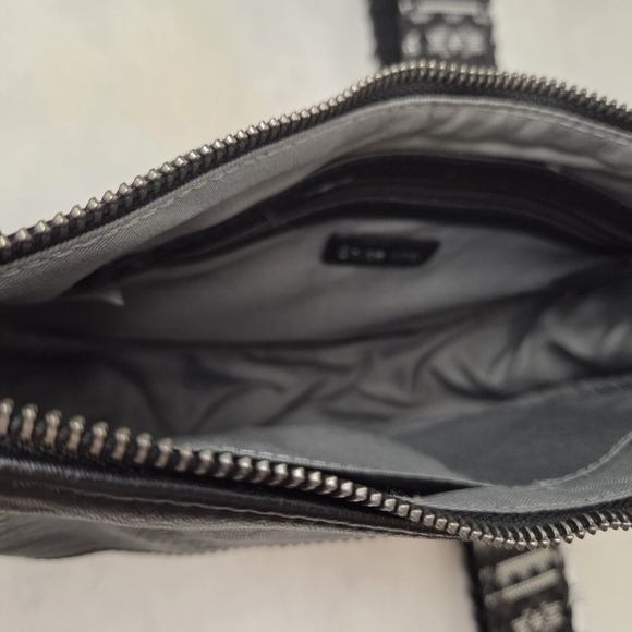 Dolce Vita Black Braided Leather Crossbody Bag With Guitar Strap‎ - Picture 4 of 11